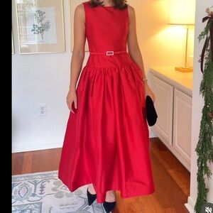 KARL LAGERFELD PARIS Drop-Waist Dress